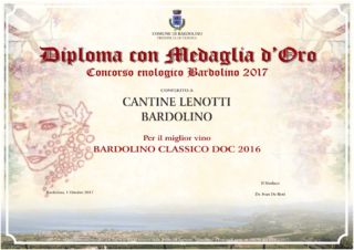 63355 Gouden Medaille Bardolino Classico 2016