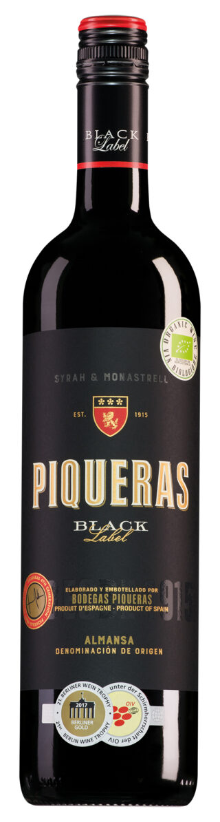 Bodegas Piqueras Bodegas Piqueras Almansa Black Label Syrah-Monastrell