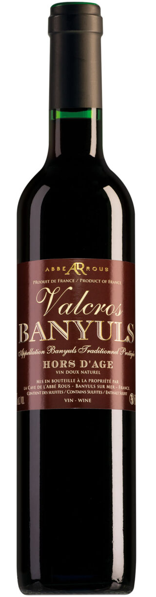 Valcros banyuls hors d age 0,5 liter